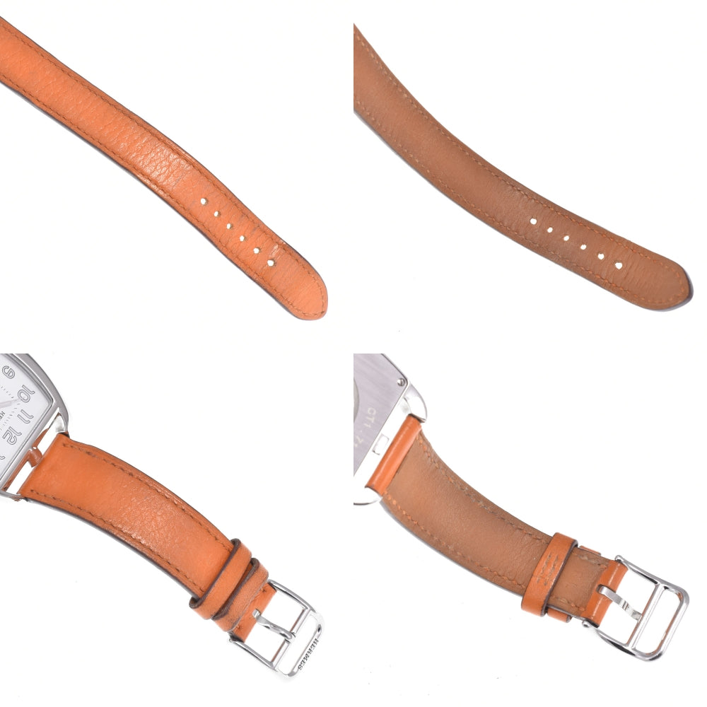with paper HERMES Cape Cod CT1.710 Date Double Tour white Dial Quartz Unisex
 Watch D#149678