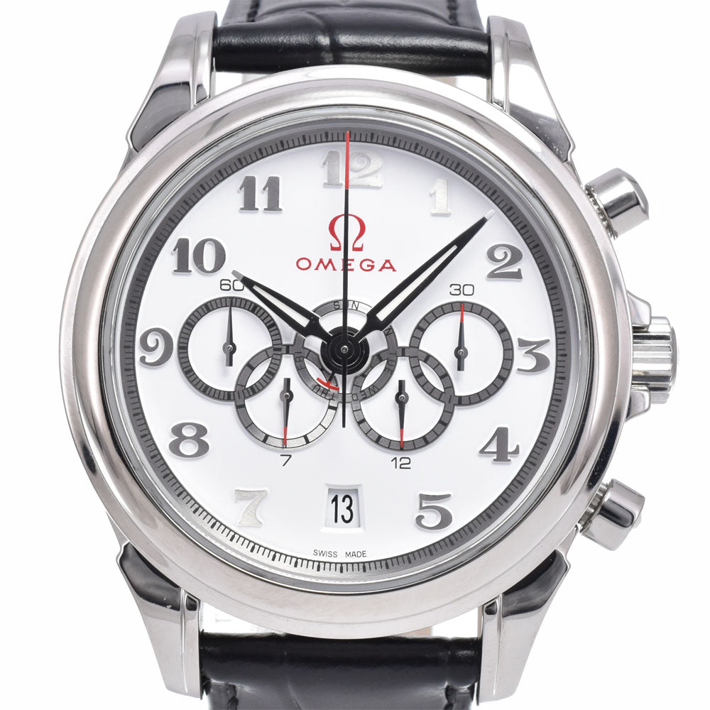 with paper OMEGA De Ville 422.13.41.52.04.001 Olympic Timeless Collection white Dial Automatic Men's
 Watch B#149683