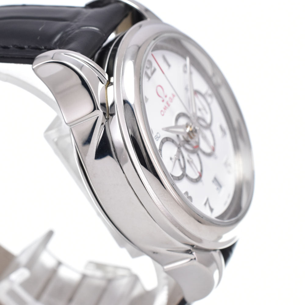 with paper OMEGA De Ville 422.13.41.52.04.001 Olympic Timeless Collection white Dial Automatic Men's
 Watch B#149683