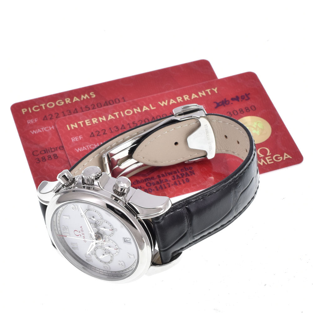 with paper OMEGA De Ville 422.13.41.52.04.001 Olympic Timeless Collection white Dial Automatic Men's
 Watch B#149683