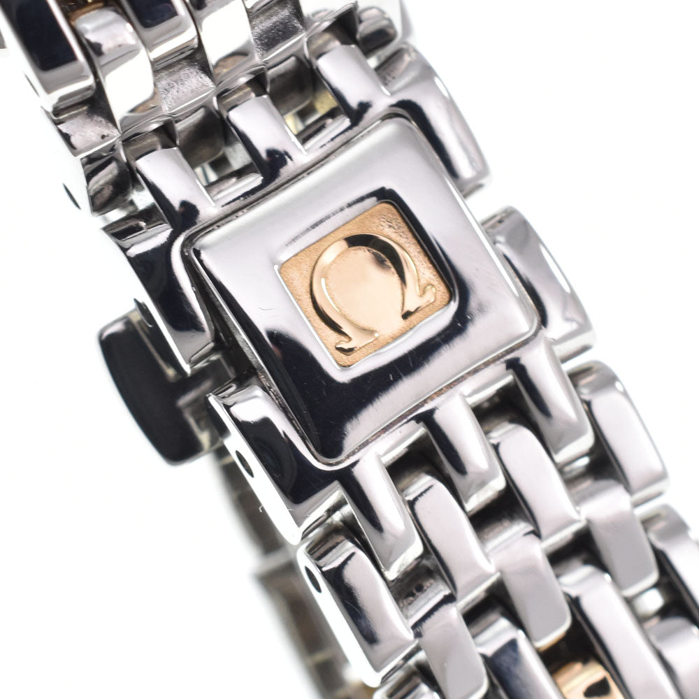 with paper OMEGA De Ville Prestige 424.20.24.60.58.001 8P diamond gold Dial Quartz Ladies
 Watch D#149684