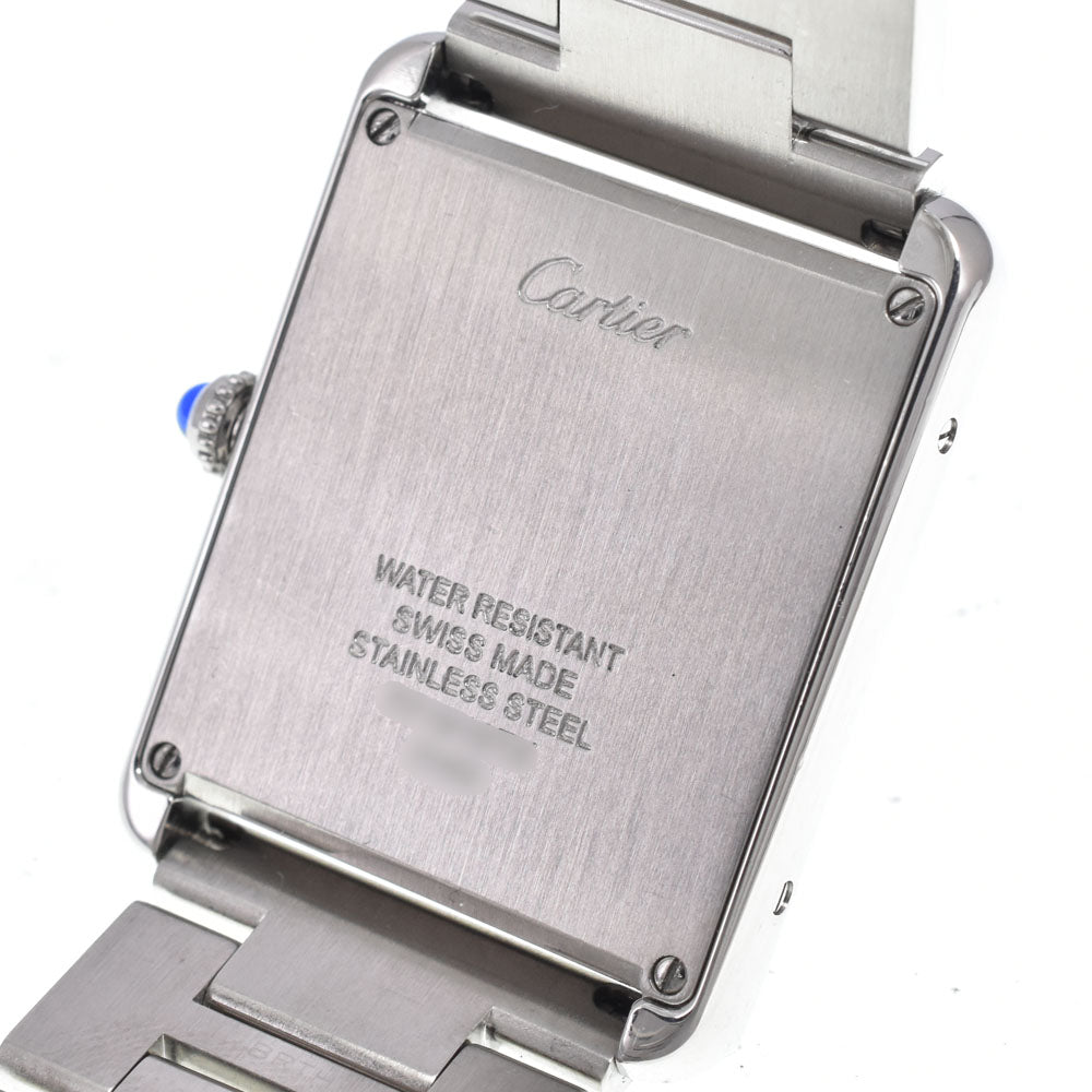 with paper CARTIER Tank solo LM W52000014 Silver Dial Quartz Men's
 Watch D#149685
