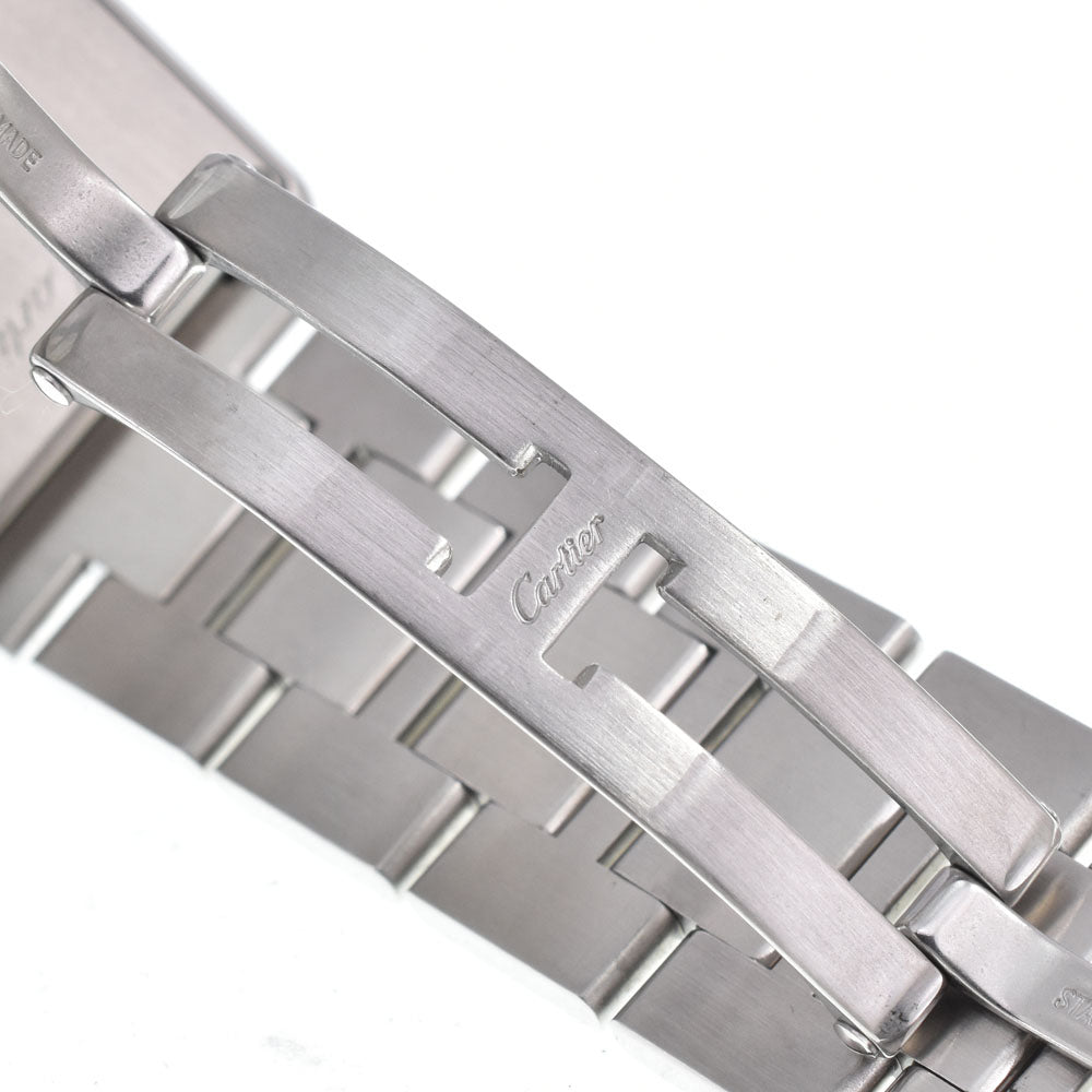 with paper CARTIER Tank solo LM W52000014 Silver Dial Quartz Men's
 Watch D#149685