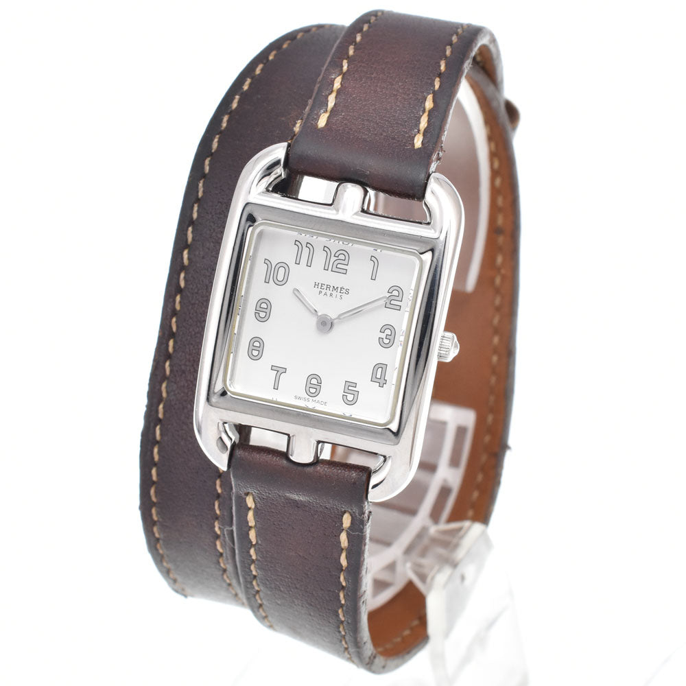 with paper HERMES Cape Cod CC1.210 Dubrutur Silver Dial Quartz Ladies
 Watch C#149695
