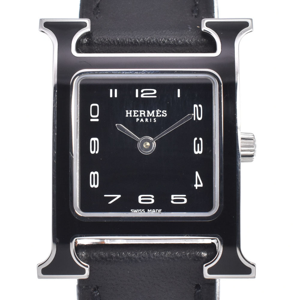 HERMES H watch HH1.221 black Dial Quartz Ladies
 Watch C#149696
