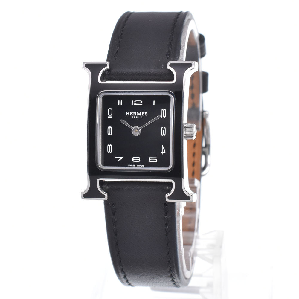 HERMES H watch HH1.221 black Dial Quartz Ladies
 Watch C#149696