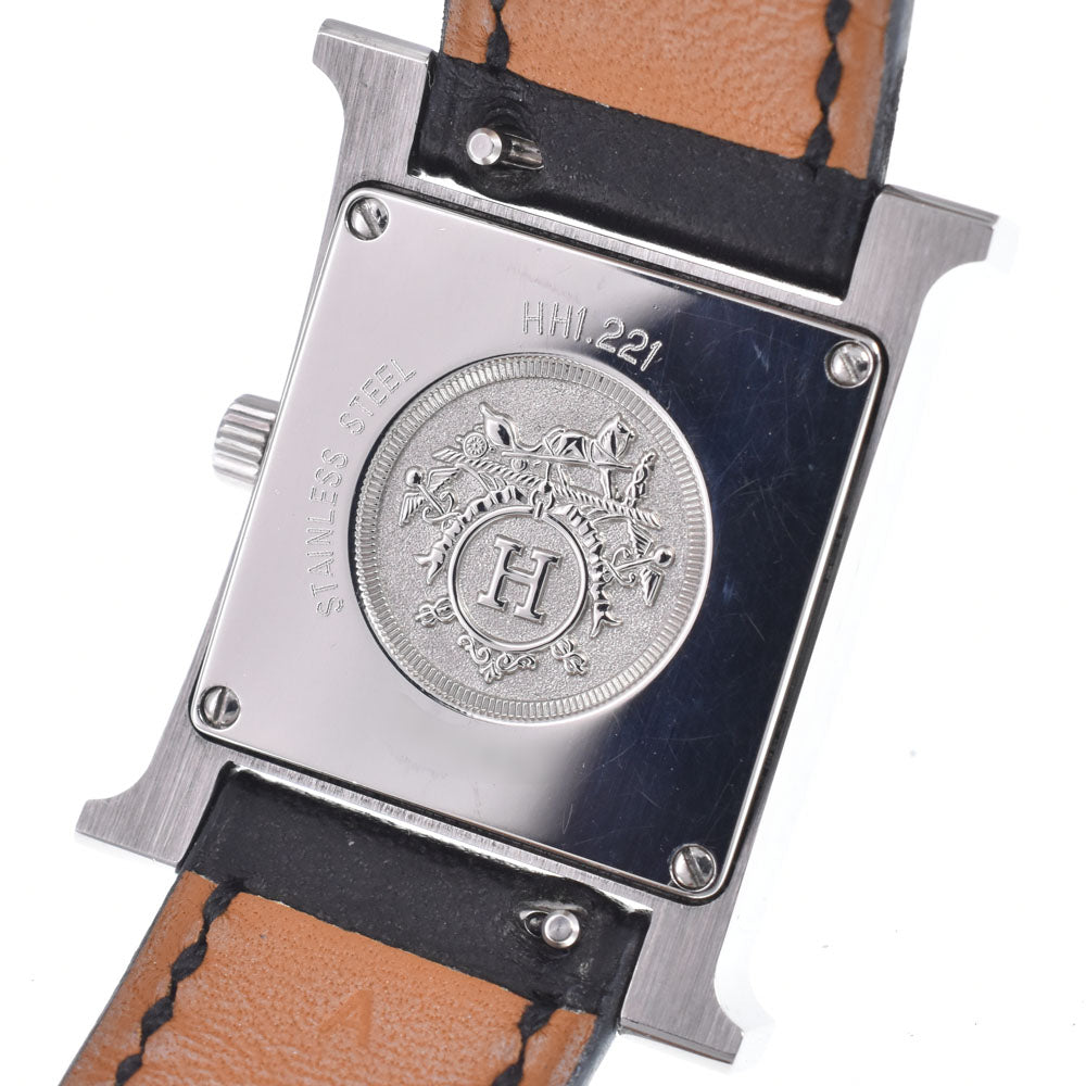 HERMES H watch HH1.221 black Dial Quartz Ladies
 Watch C#149696