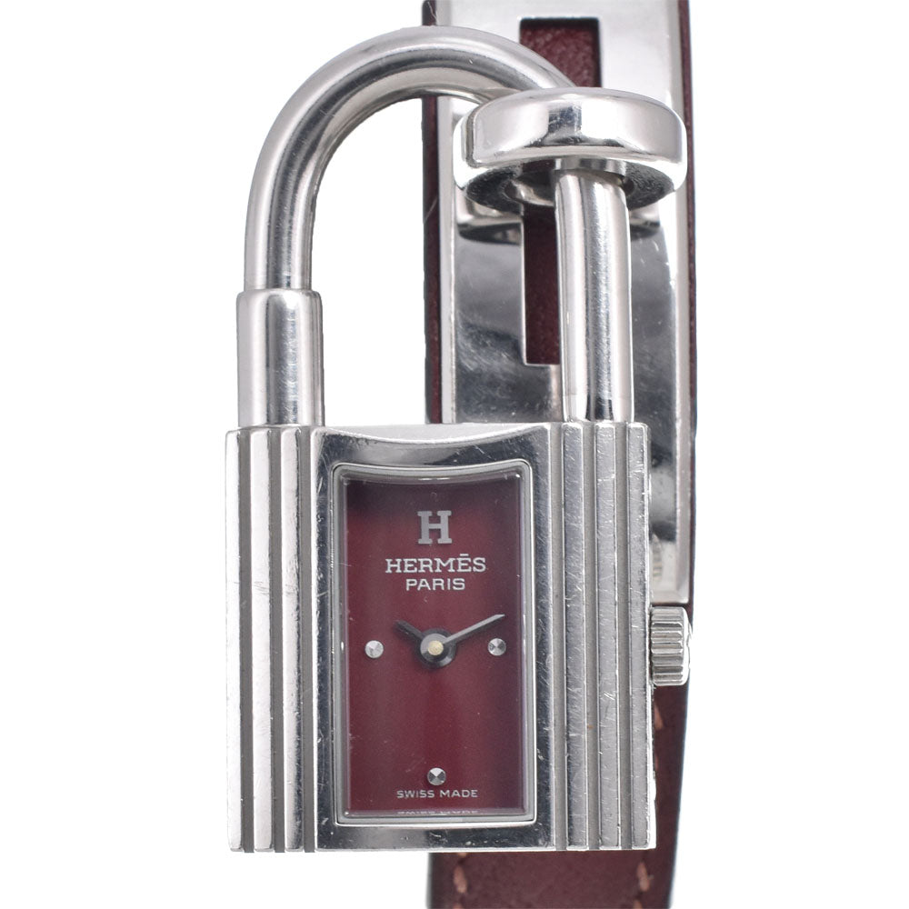 HERMES Kelly watches KE1.210 wine-red Dial Quartz Ladies
 Watch D#149697