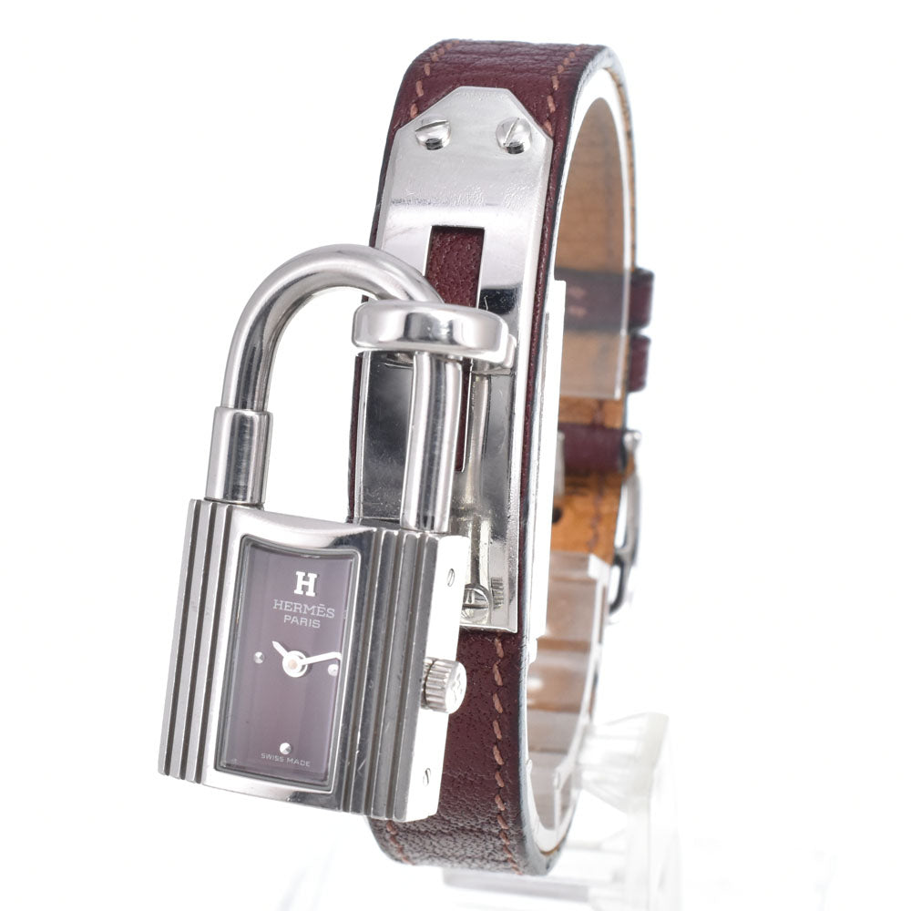 HERMES Kelly watches KE1.210 wine-red Dial Quartz Ladies
 Watch D#149697