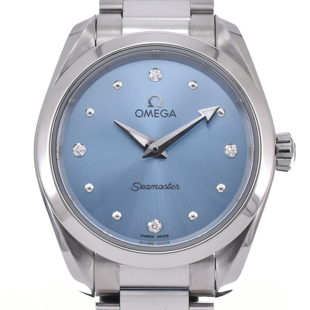 with paper OMEGA Seamaster Aqua Terra 220.10.28.60.53.001 Date Ice blue Dial Quartz Ladies
 Watch C#149700