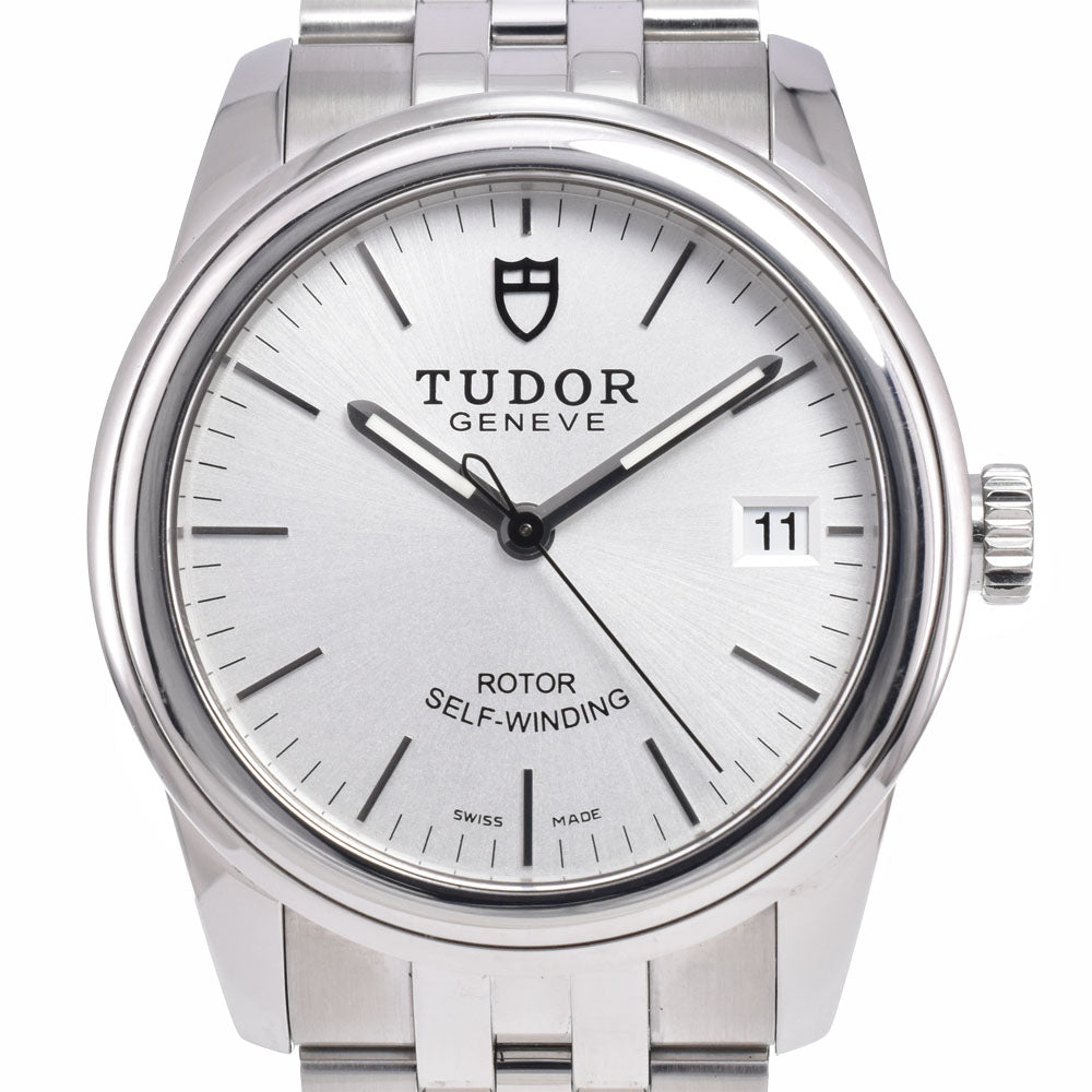 TUDOR Grammar Date 55000 Silver Dial Automatic Men's
 Watch C#149709