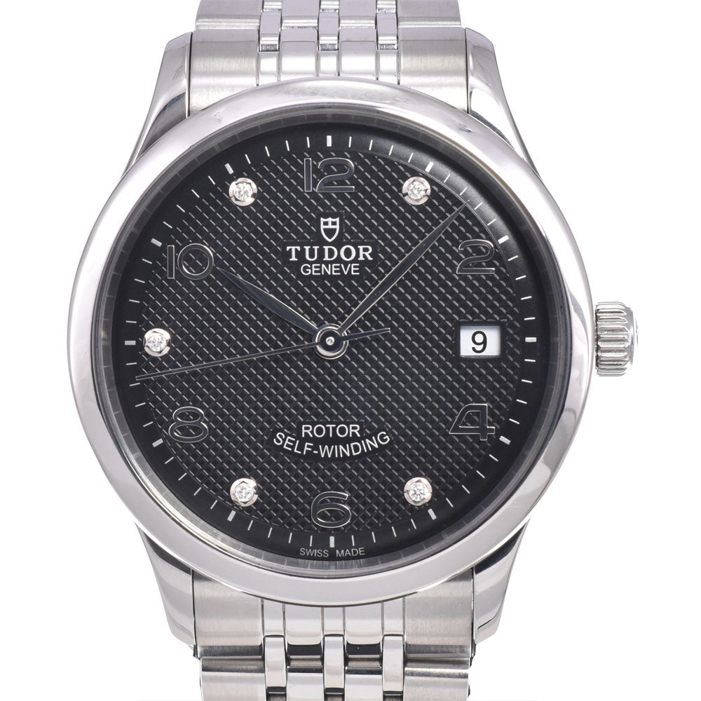 TUDOR 91450 5P Diamond black Dial Automatic Men's
 Watch C#149712