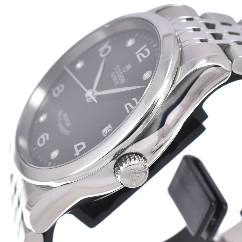 TUDOR 91450 5P Diamond black Dial Automatic Men's
 Watch C#149712