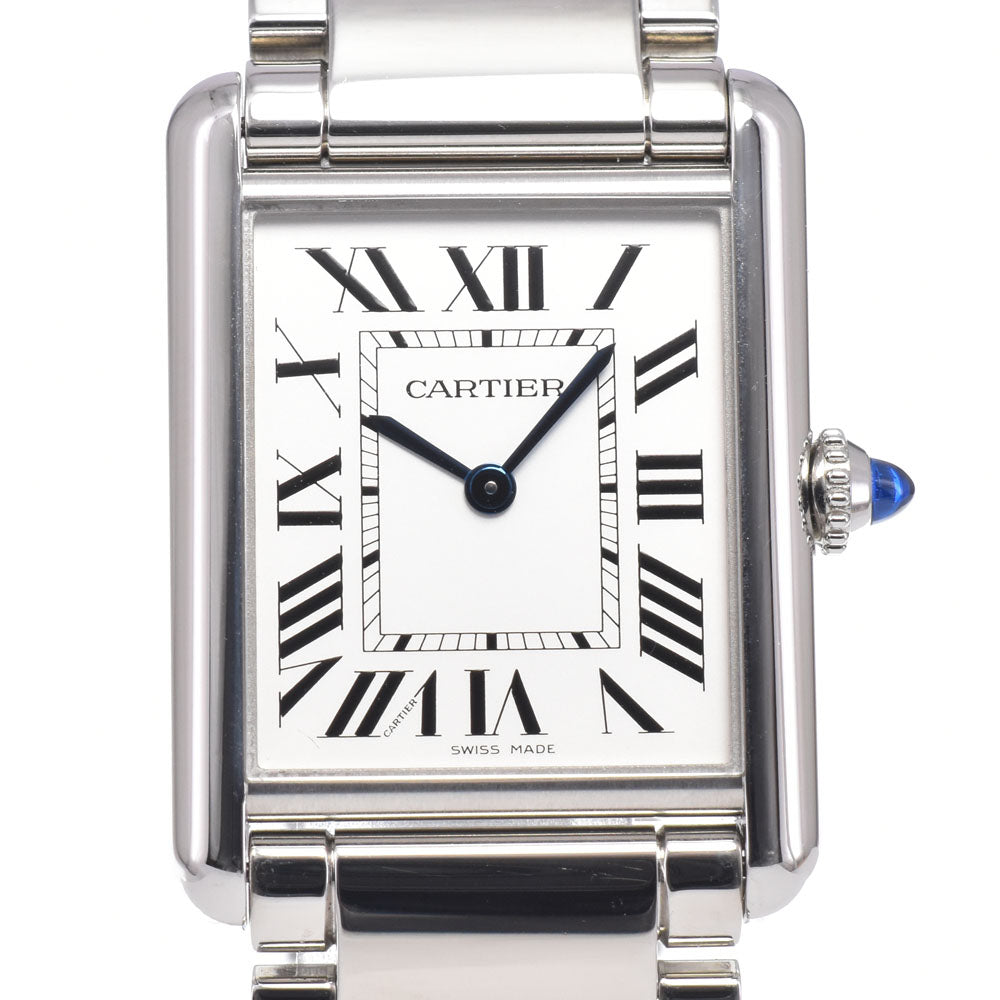 with paper CARTIER tank mast LM WSTA0051 Silver Dial Quartz Unisex
 Watch C#149713