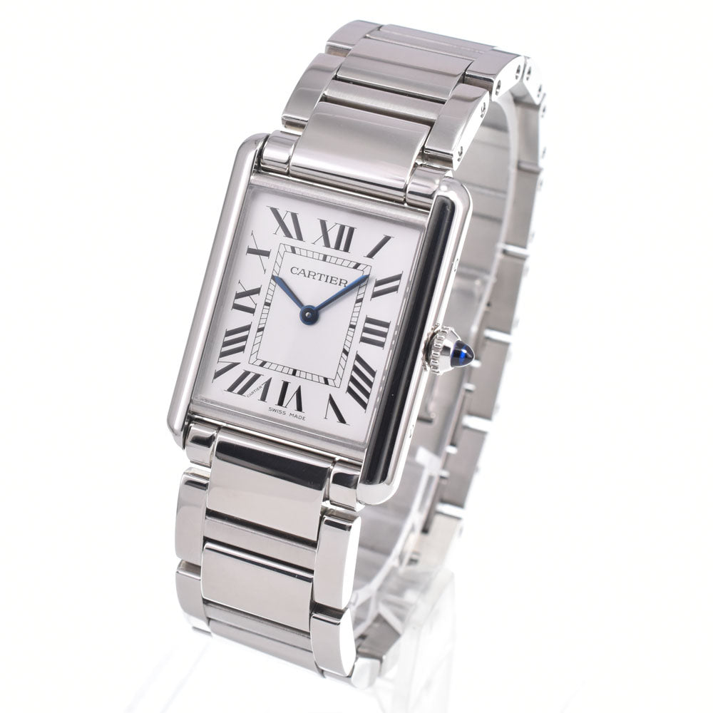 with paper CARTIER tank mast LM WSTA0051 Silver Dial Quartz Unisex
 Watch C#149713