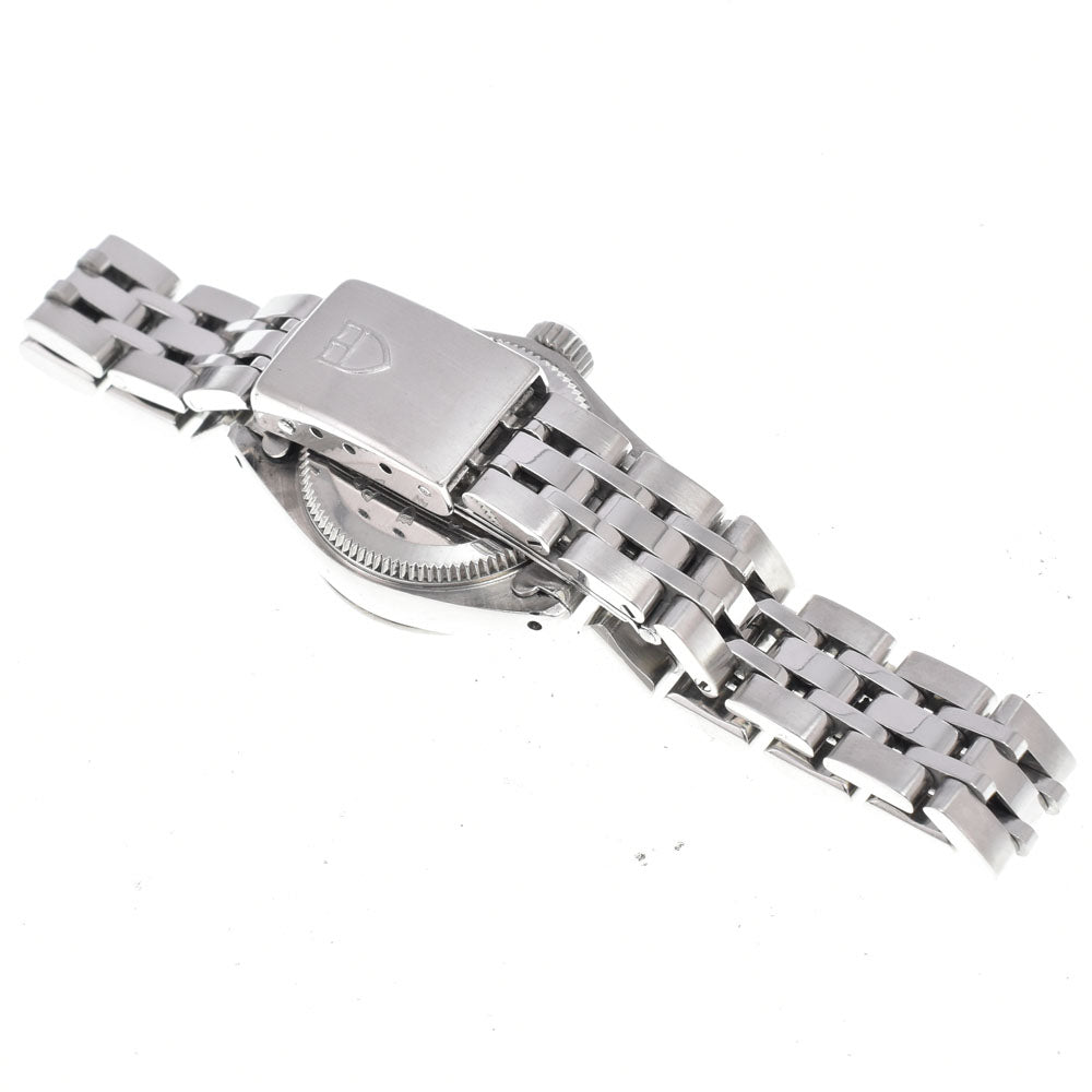 TUDOR Princess date 92514 WG bezel 10P diamonds black Dial Automatic Ladies
 Watch E#149716