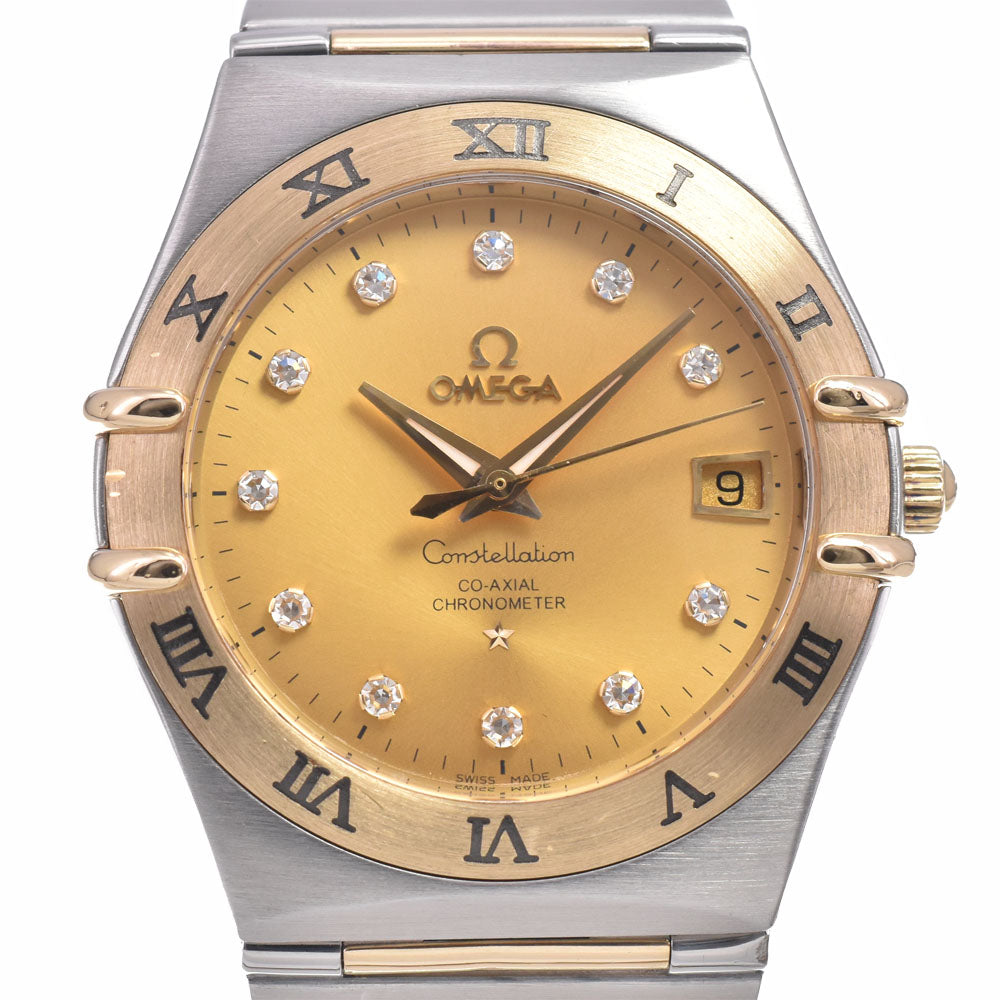 with paper OMEGA Constellation Coaxial 111.20.336.20.58.001 11P diamond date gold Dial Automatic Men's
 Watch D#149718