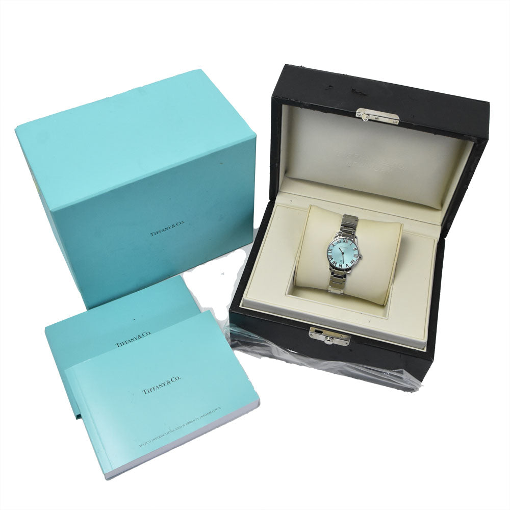 TIFFANY&Co. Atlas 2 hand 63452807 TIFFANY & Co. Blue TIFFANY & Co. Blue Dial Quartz Ladies
 Watch D#149724