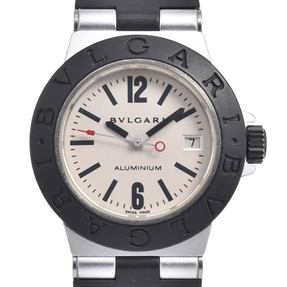 with paper BVLGARI aluminum AL29TA Date Silver Dial Quartz Ladies
 Watch C#149729