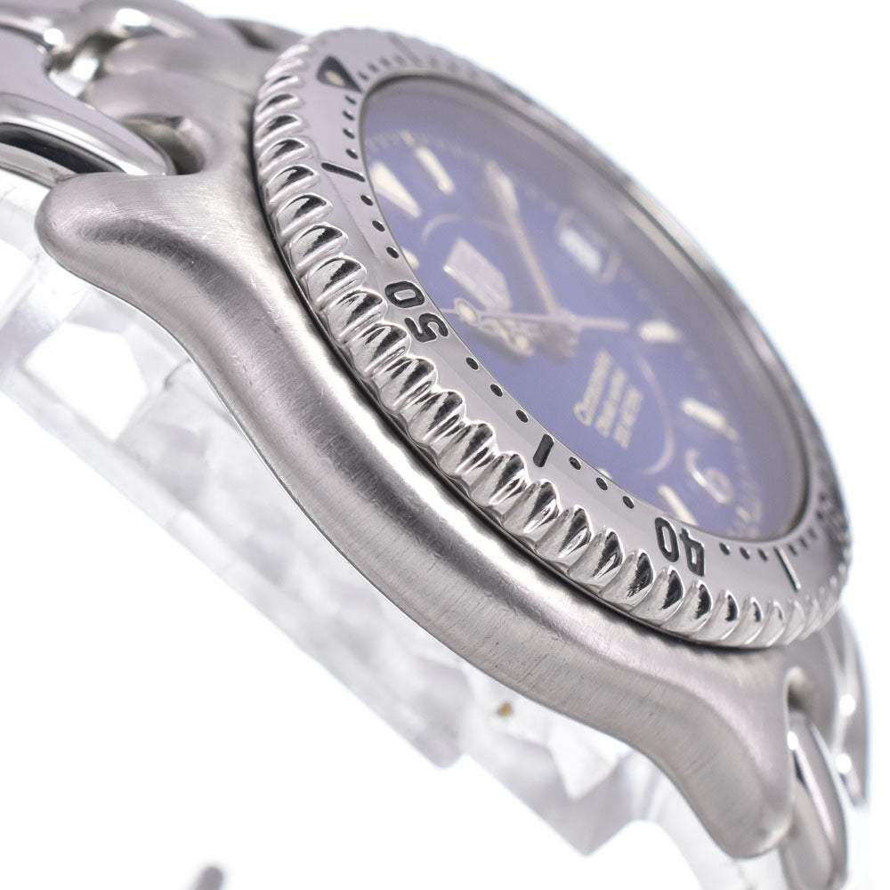 TAG HEUER S/el WG5214-P0 Date blue Dial Automatic Unisex
 Watch E#149730
