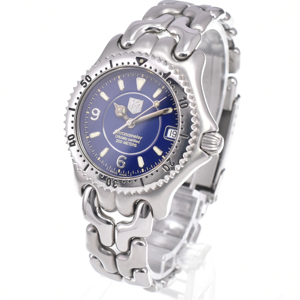 TAG HEUER S/el WG5214-P0 Date blue Dial Automatic Unisex
 Watch E#149730