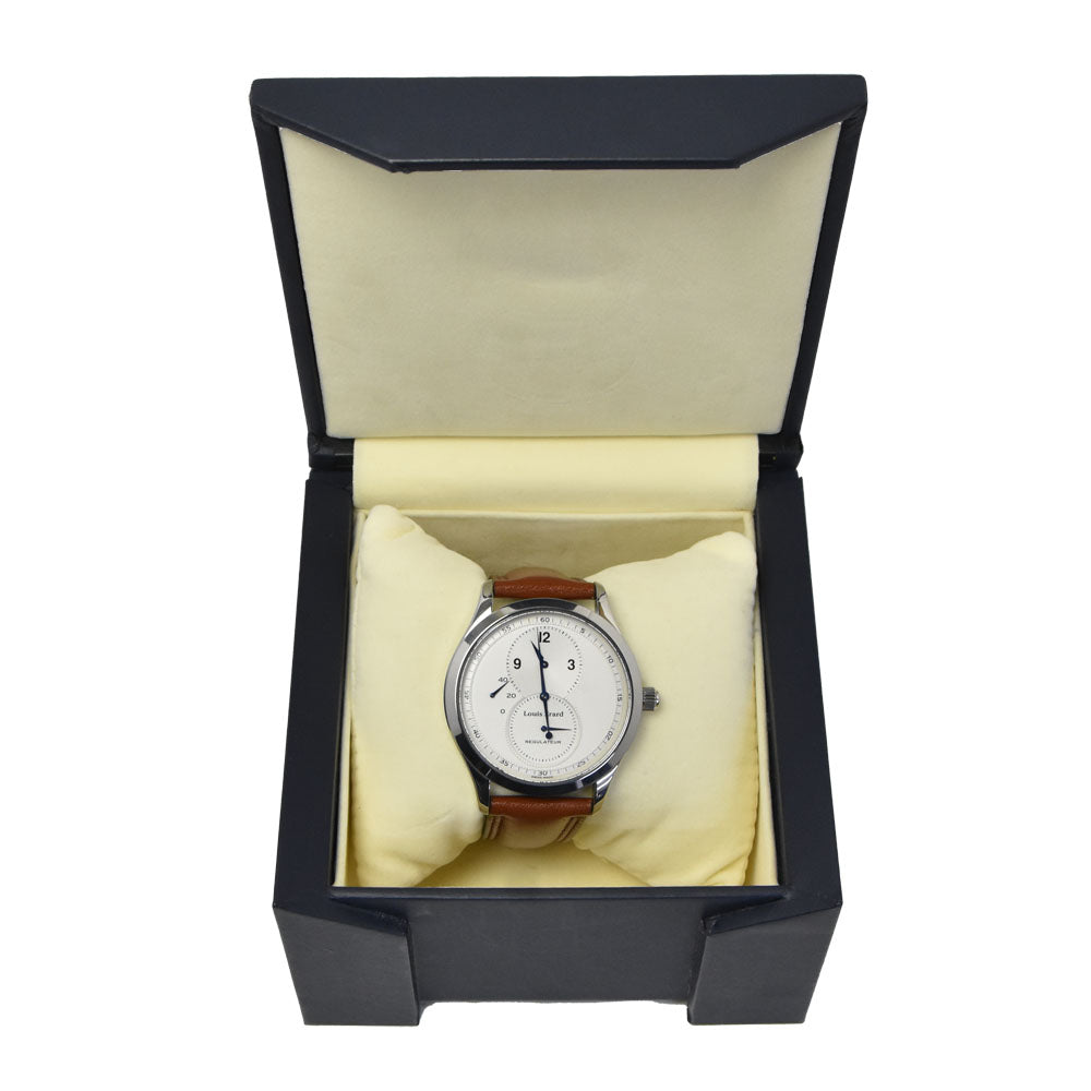 Louis Erard regulator 50201AA41 Silver Dial Hand Winding Men's
 Watch J#149731
