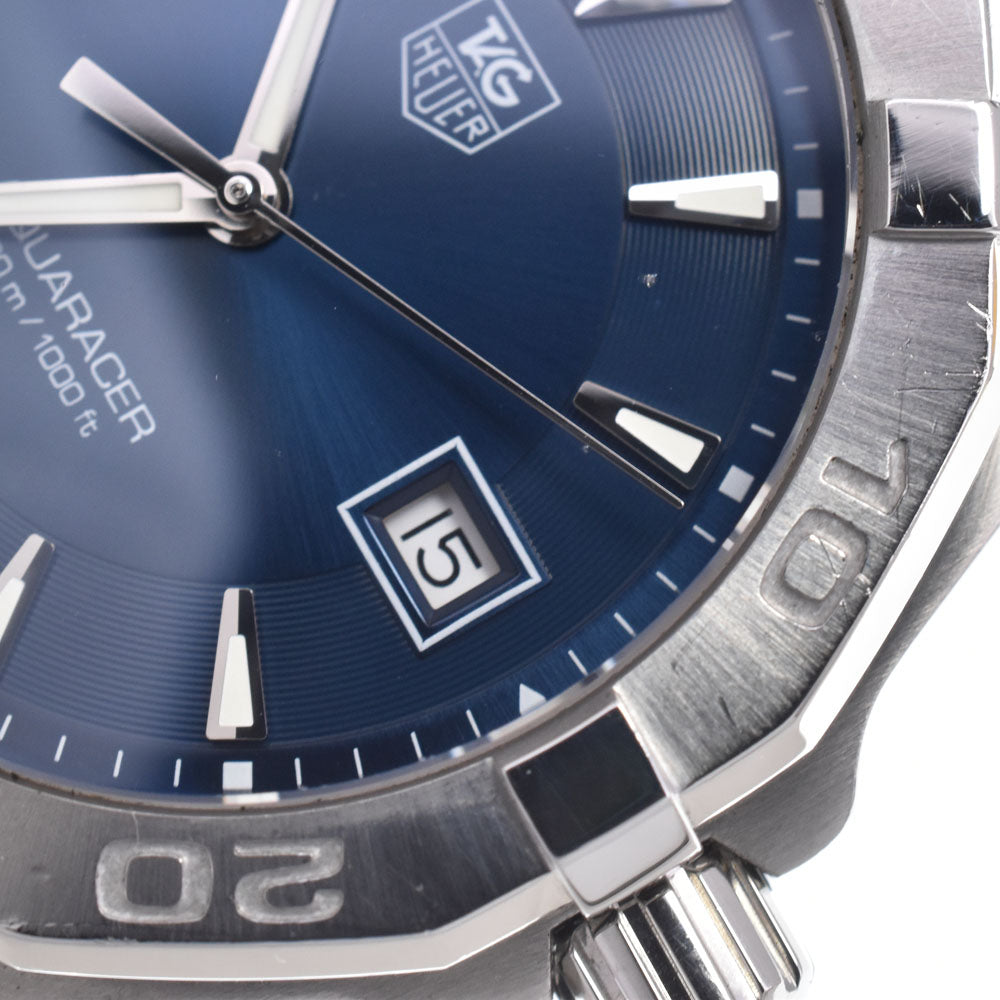 TAG HEUER Aqua Racer 300m WAY1112 Date blue Dial Quartz Men's
 Watch D#149732