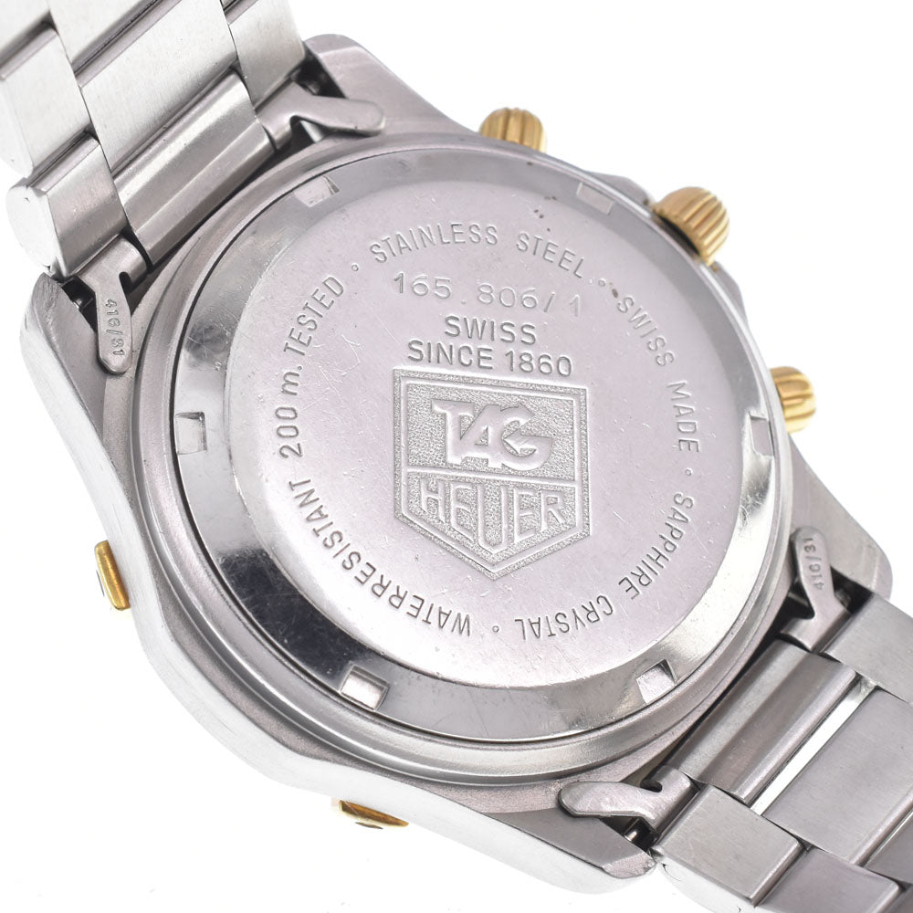 TAG HEUER 2000 Series Professional 165.806/1 Chronograph Silver Dial Automatic Men's
 Watch E#149736
