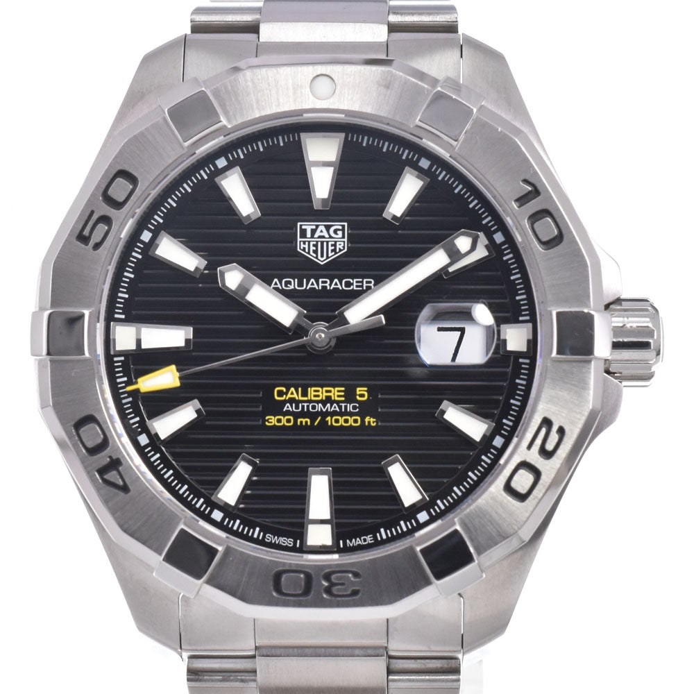 TAG HEUER Aqua Racer Caliber 5 WAY2010.BA0927 Date 300M black Dial Automatic Men's
 Watch C#149737
