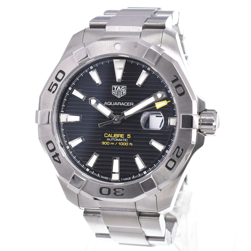 TAG HEUER Aqua Racer Caliber 5 WAY2010.BA0927 Date 300M black Dial Automatic Men's
 Watch C#149737
