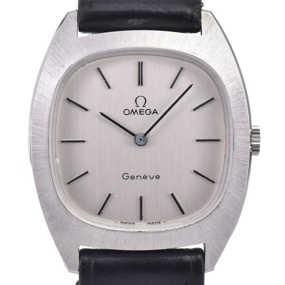 OMEGA Geneva 111.0123 vintage Cal.625 Silver Dial Hand Winding Men's
 Watch C#149738