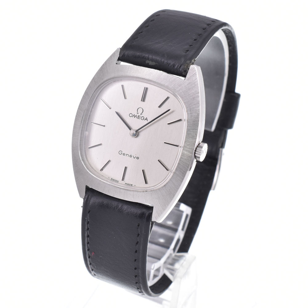 OMEGA Geneva 111.0123 vintage Cal.625 Silver Dial Hand Winding Men's
 Watch C#149738
