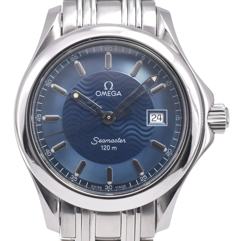 OMEGA Seamaster 120M 2571.81 Date blue Dial Quartz Ladies
 Watch E#149740