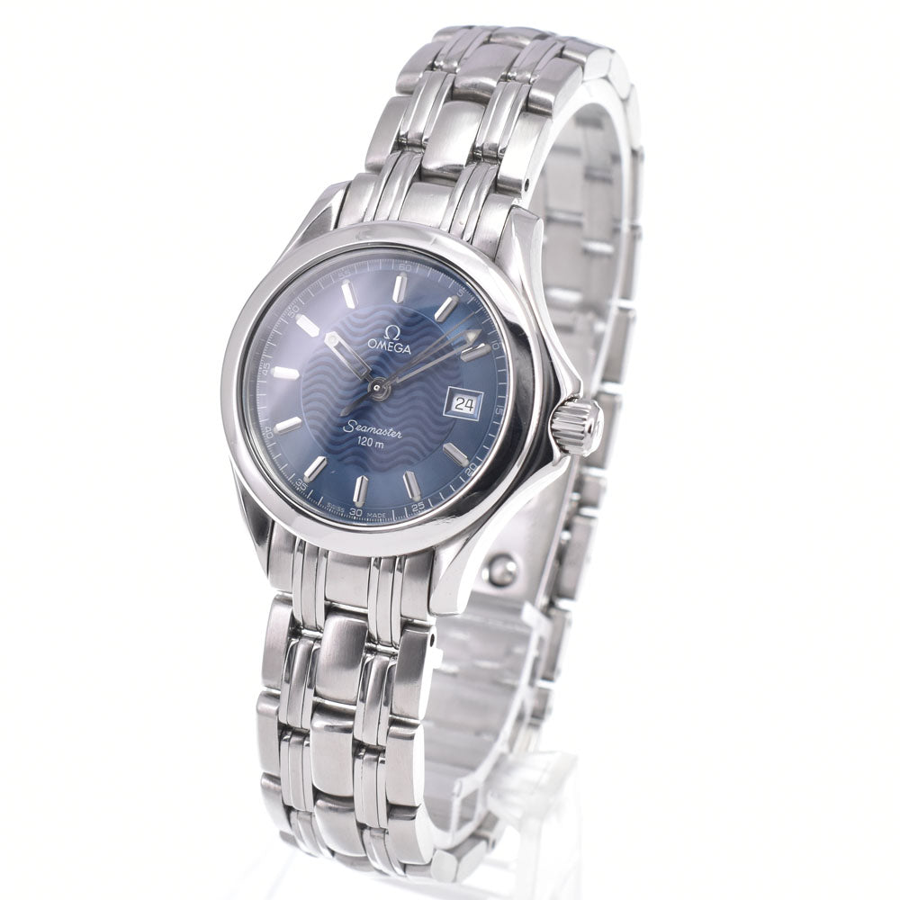 OMEGA Seamaster 120M 2571.81 Date blue Dial Quartz Ladies
 Watch E#149740