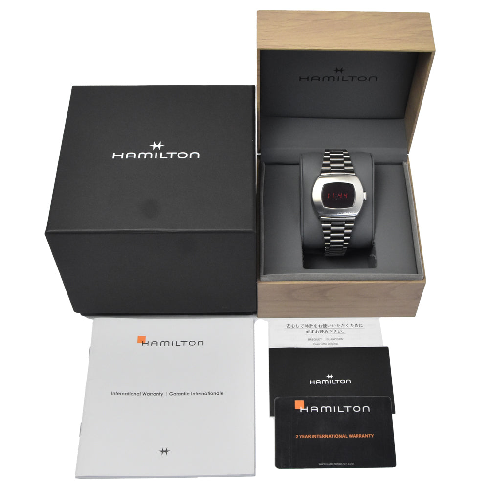 with paper HAMILTON Pulsar H524140 Digital liquid crystal Dial Quartz Men's
 Watch D#149742