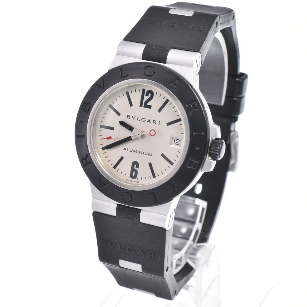 BVLGARI aluminum AL38A Date Silver Dial Automatic Men's
 Watch C#149743