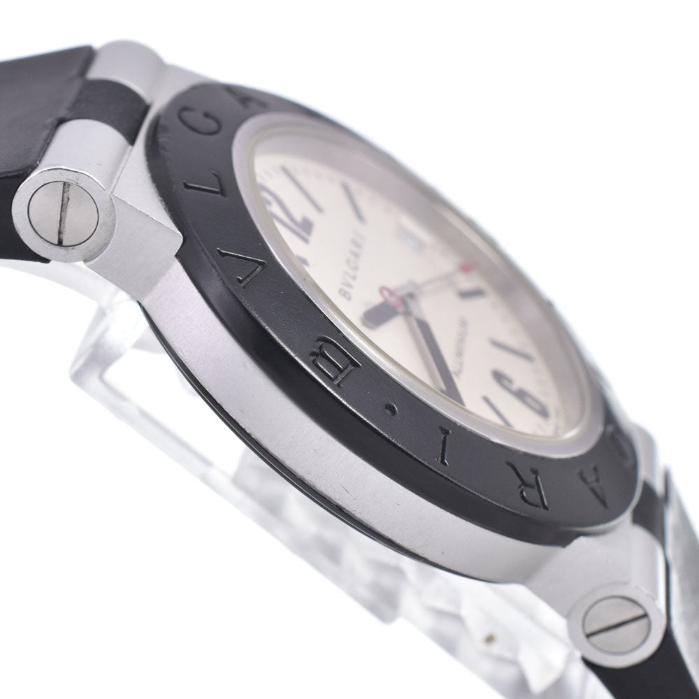 BVLGARI aluminum AL38A Date Silver Dial Automatic Men's
 Watch C#149743