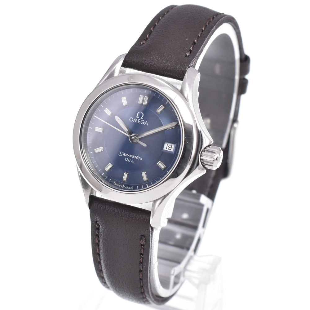 OMEGA Seamaster 120M 2581.81 Date blue Dial Quartz Ladies
 Watch E#149745