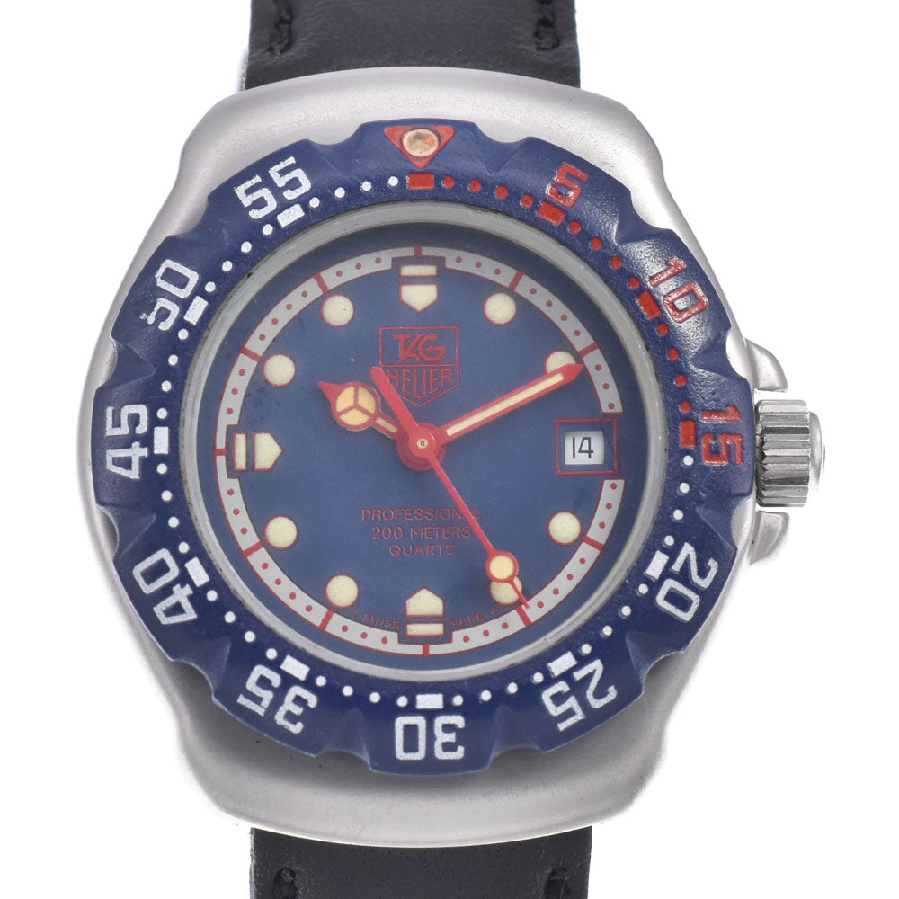 with paper TAG HEUER Formula 1 370.508 blue Dial Quartz Ladies
 Watch D#149746