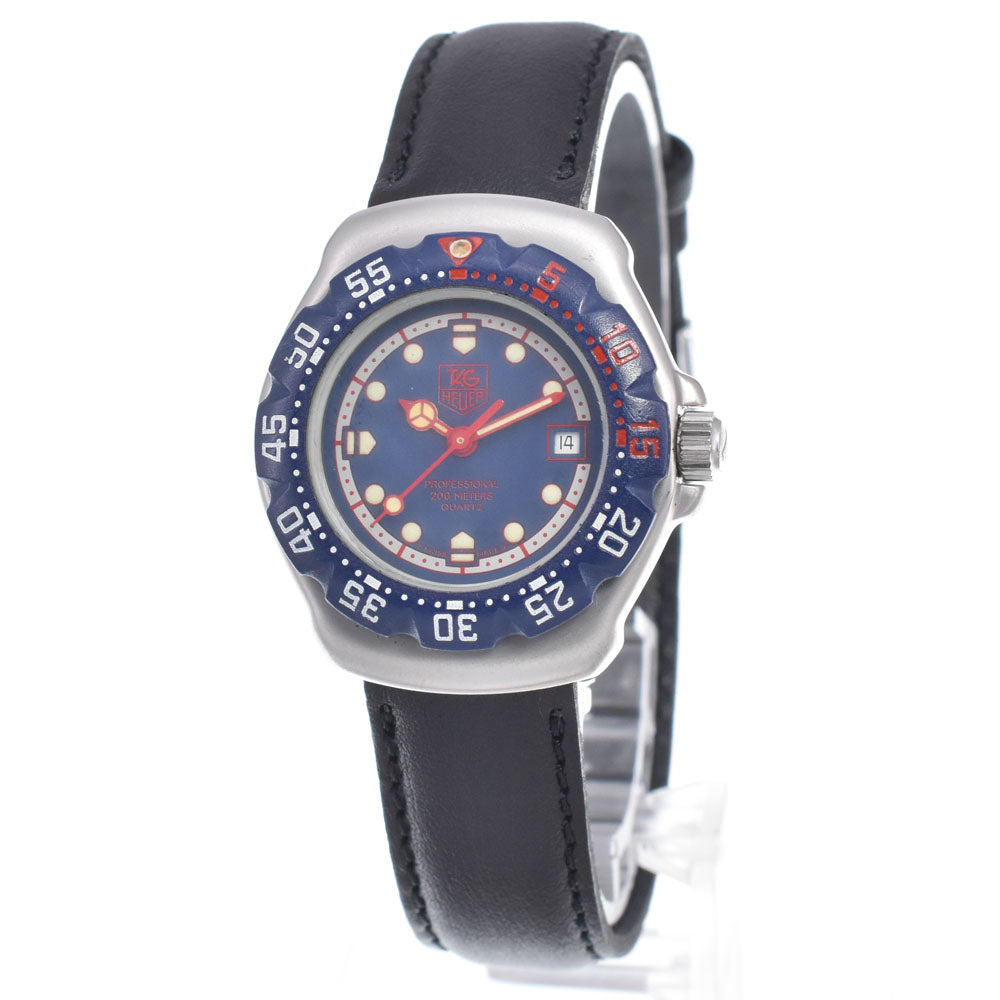 with paper TAG HEUER Formula 1 370.508 blue Dial Quartz Ladies
 Watch D#149746