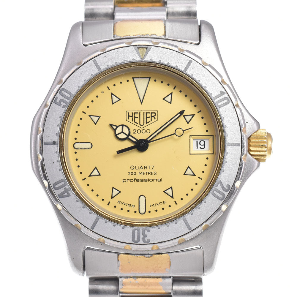 TAG HEUER 2000 974.013 Professional 200 m gold Dial Quartz Unisex
 Watch D#149749