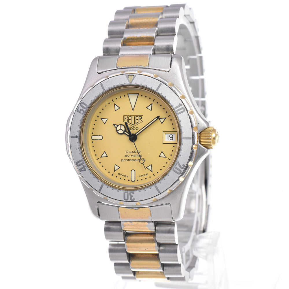TAG HEUER 2000 974.013 Professional 200 m gold Dial Quartz Unisex
 Watch D#149749