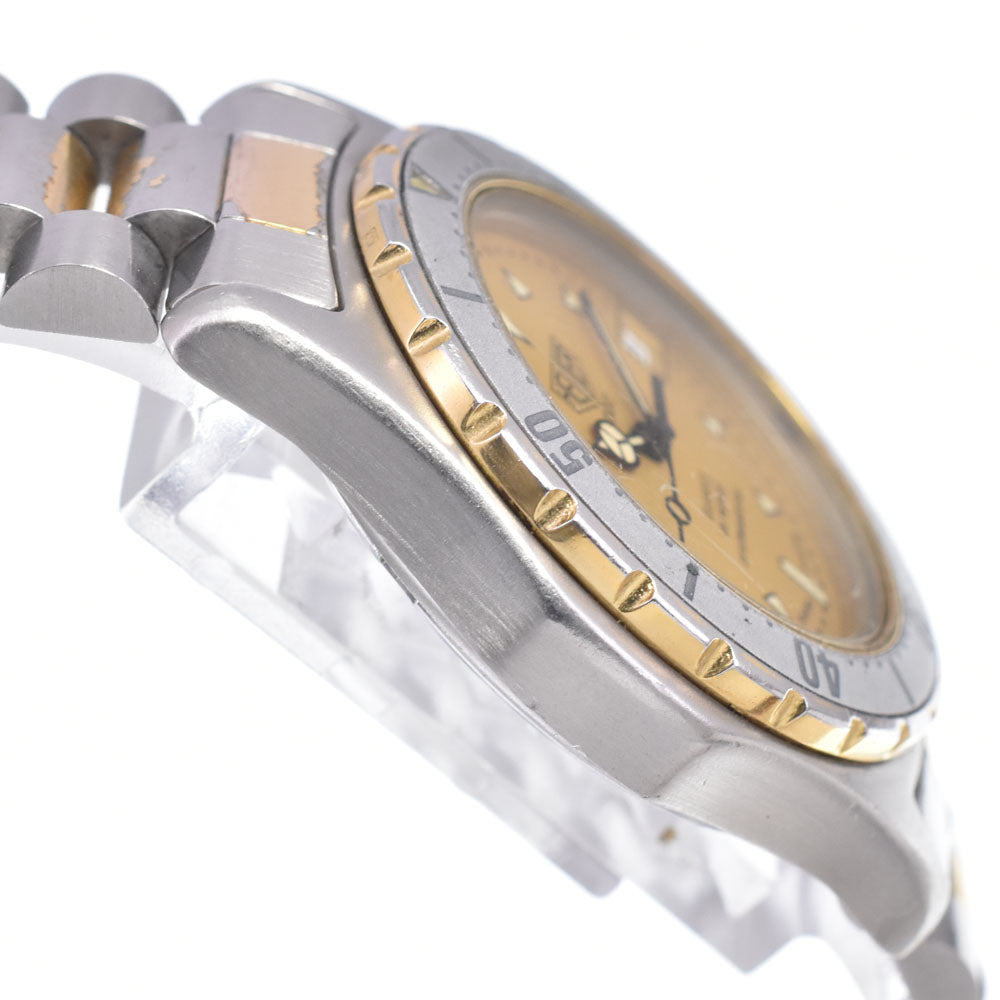 TAG HEUER 2000 974.013 Professional 200 m gold Dial Quartz Unisex
 Watch D#149749