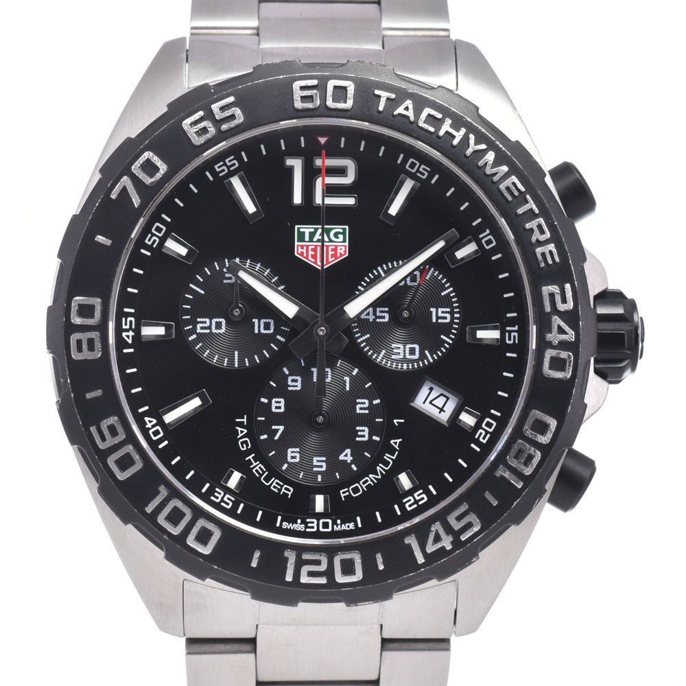 TAG HEUER Formula 1 CAZ1010 Chronograph Date black Dial Quartz Men's
 Watch D#149754