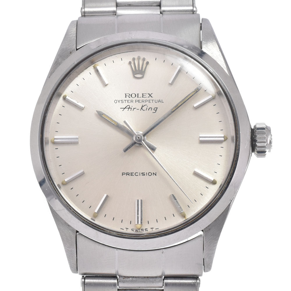 ROLEX Oyster Perpetual Air King 5500 vintage Cal.1520 Silver Dial Automatic Men's
 Watch L#149756