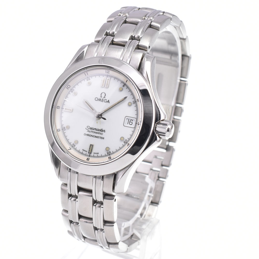 with paper OMEGA Seamaster120 2501.20 Chronometer white Dial Automatic Men's
 Watch D#149758