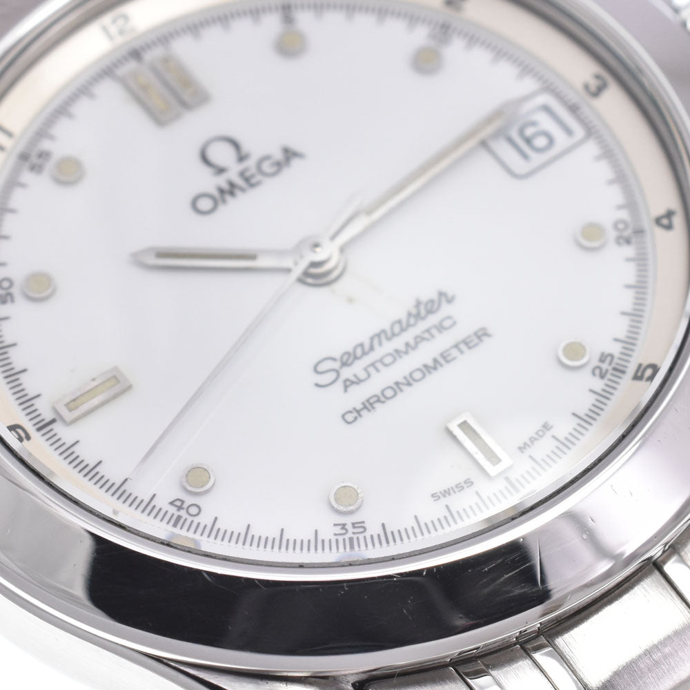 with paper OMEGA Seamaster120 2501.20 Chronometer white Dial Automatic Men's
 Watch D#149758