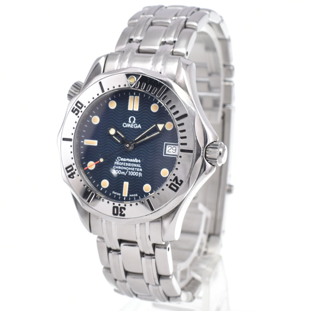 OMEGA Seamaster Professional 300M 2552.80 Date blue Dial Automatic Unisex
 Watch D#149759