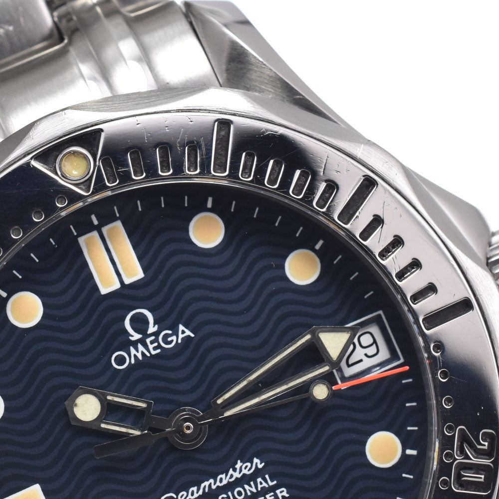 OMEGA Seamaster Professional 300M 2552.80 Date blue Dial Automatic Unisex
 Watch D#149759