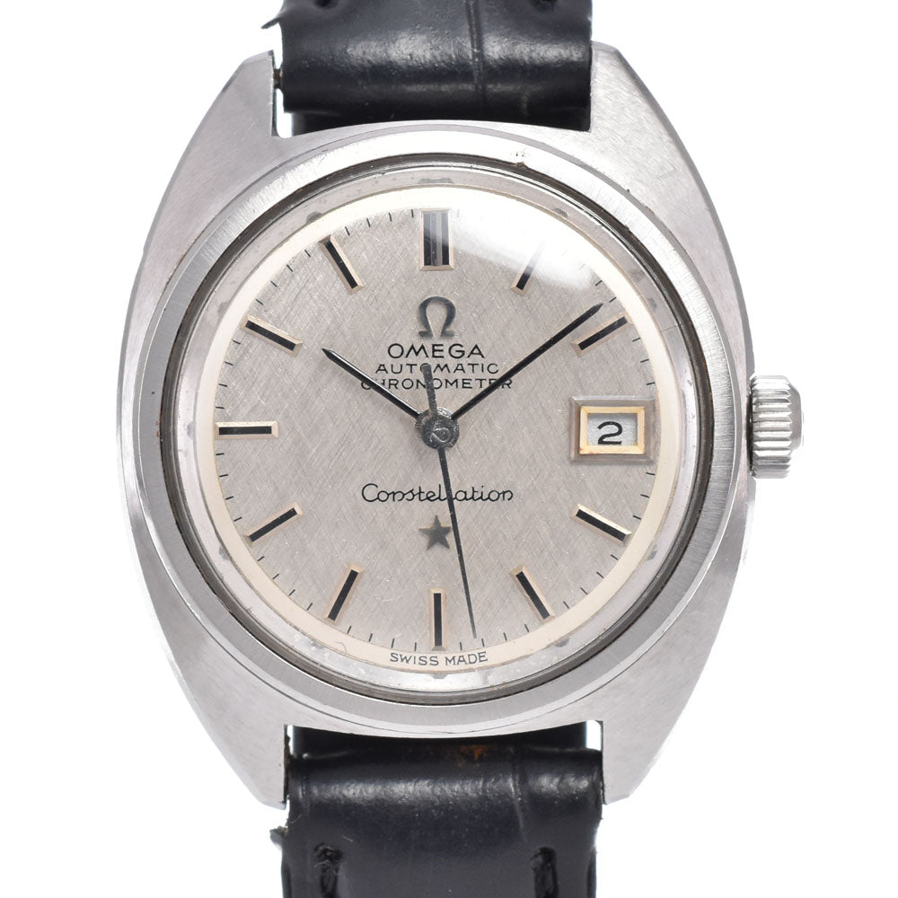OMEGA Constellation 568.001 vintage Date Cal.682 Silver Dial Automatic Ladies
 Watch E#149760